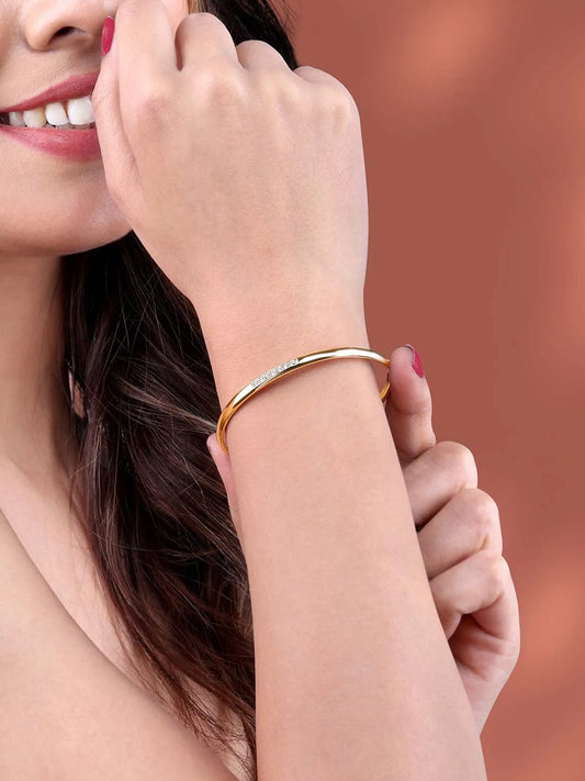 CZ Kada – Sparkling Cubic Zirconia Ethnic Jewellery | Peora