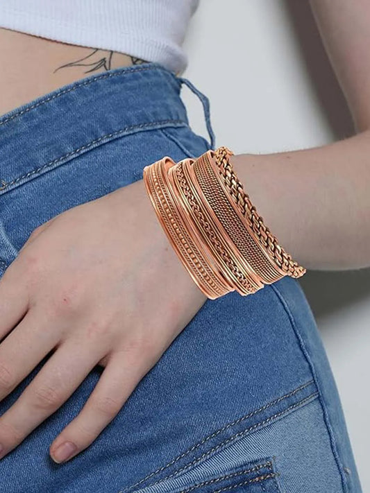 Tradition Copper Cuffs by Peora – Heritage with a Bold Touch