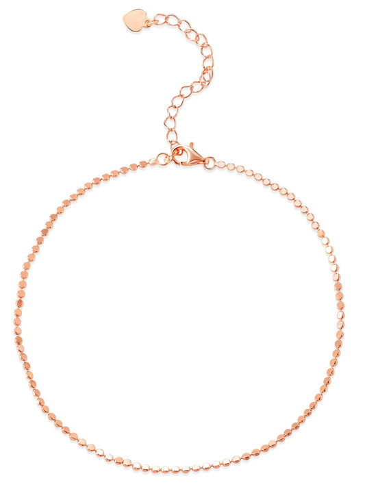 Blush Beauty Anklet by Peora | Soft Elegance for Every Step