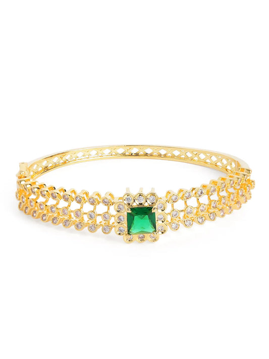 Regal Charm CZ and Emerald Kada