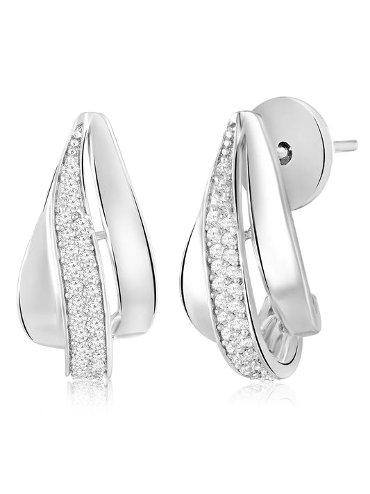 Studded Stud Earrings – Sparkling Everyday Elegance | Peora