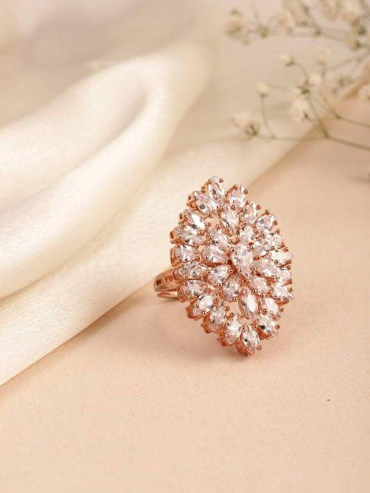 Grace Bloom Clustered Stone Ring