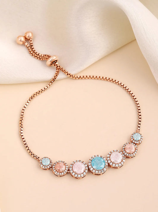 Elegant Round Crystal Bracelet