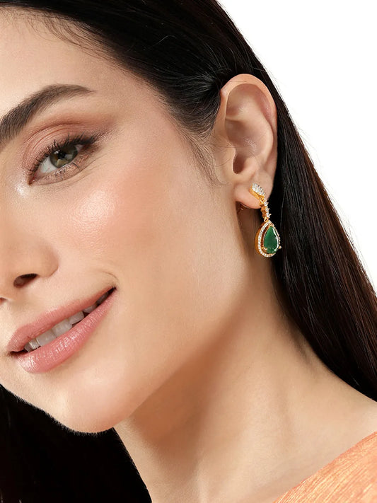 Harmony CZ and Crystal Drop Earrings