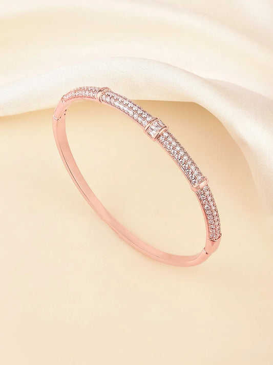Dazzling CZ Stylish Kada Bracelet