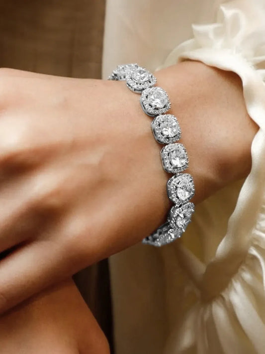 Timeless Glow Halo Tennis Bracelet