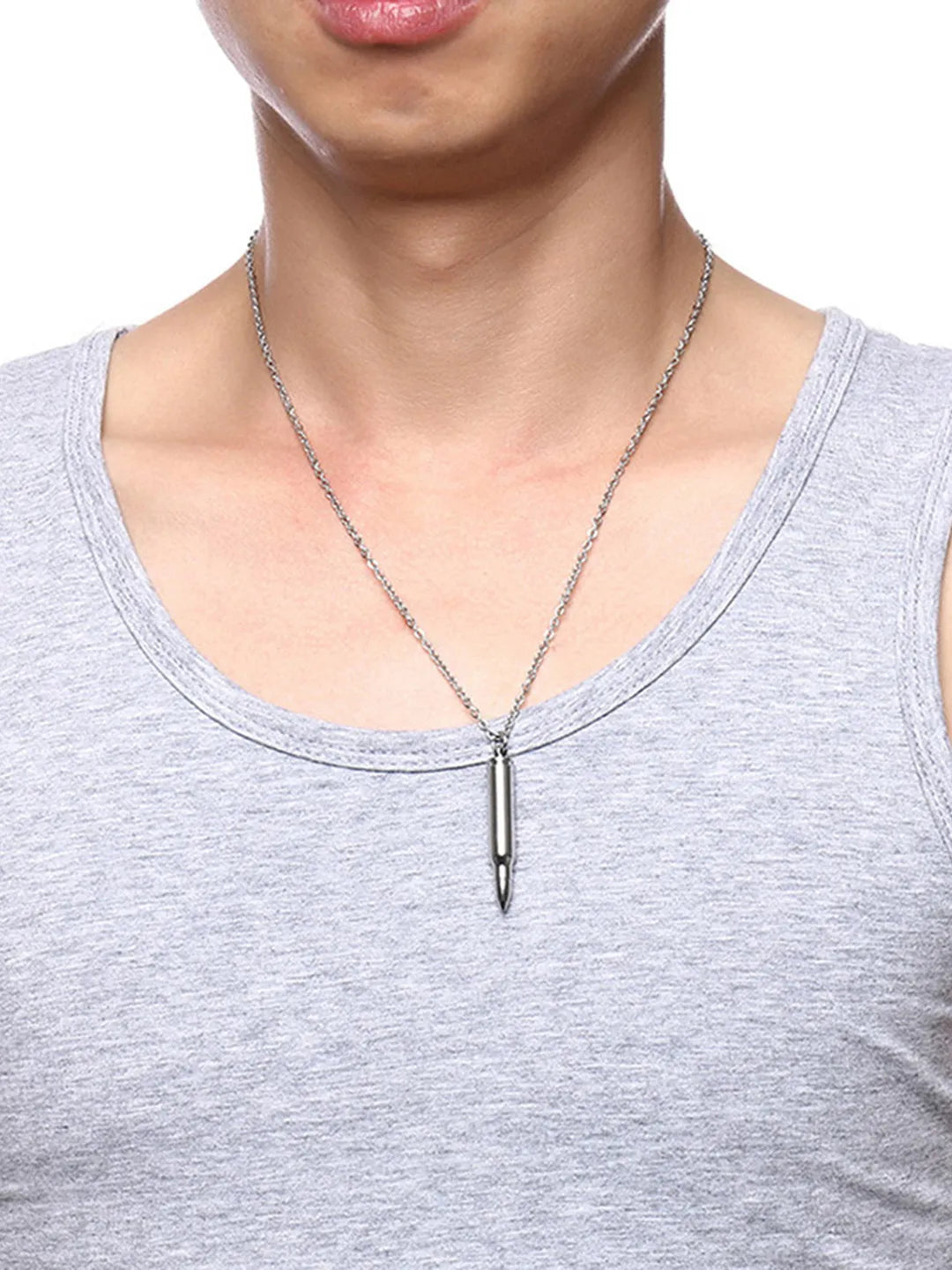 Shooter's Bold Rifle Bullet Necklace – Statement Fashion Jewellery Shooter's Bold Rifle Bullet Necklace – Statement Fashion Jewellery