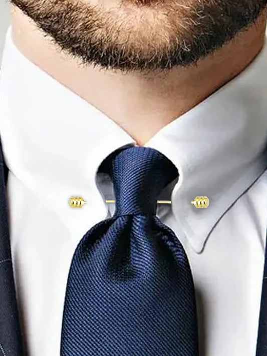 Refined Modern Stick Tie Pin Accent