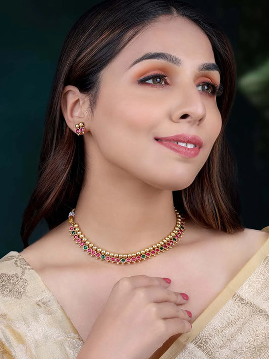 Short Necklace Set by Peora | Elegant & Stylish Fashion Jewellery
