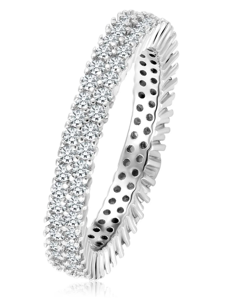 CZ Magic Ring | Dazzling Cubic Zirconia Ring by Peora

