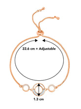 Circles Adjustable CZ Bracelet by Peora – Contemporary Fashion Jewellery

