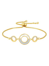 Circles Adjustable CZ Bracelet by Peora – Contemporary Fashion Jewellery

