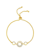 Circles Adjustable CZ Bracelet by Peora – Contemporary Fashion Jewellery

