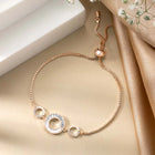Circles Adjustable CZ Bracelet by Peora – Contemporary Fashion Jewellery

