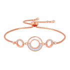 Circles Adjustable CZ Bracelet by Peora – Contemporary Fashion Jewellery


