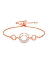 Circles Adjustable CZ Bracelet by Peora – Contemporary Fashion Jewellery

