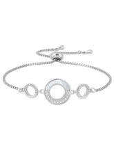 Circles Adjustable CZ Bracelet by Peora – Contemporary Fashion Jewellery


