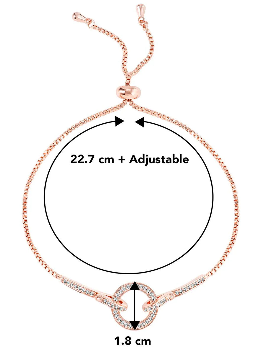 Adjustable CZ Bracelet by Peora – Elegant Fashion Jewellery

