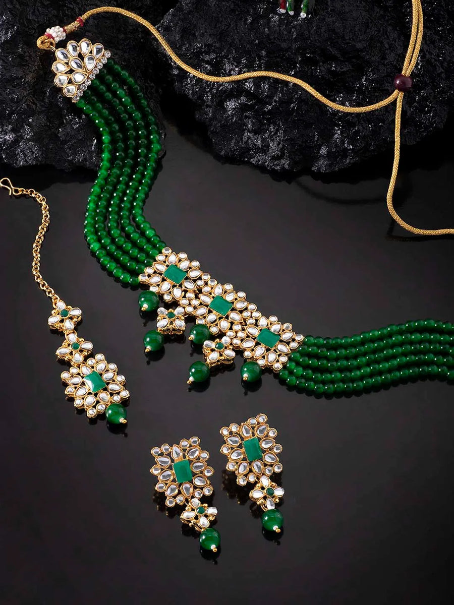 Pearl Choker Set – Timeless & Elegant Jewellery for Women | Peora