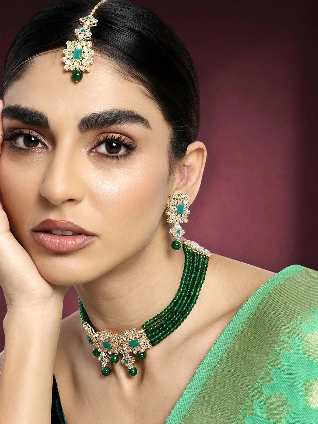 Pearl Choker Set – Timeless & Elegant Jewellery for Women | Peora
