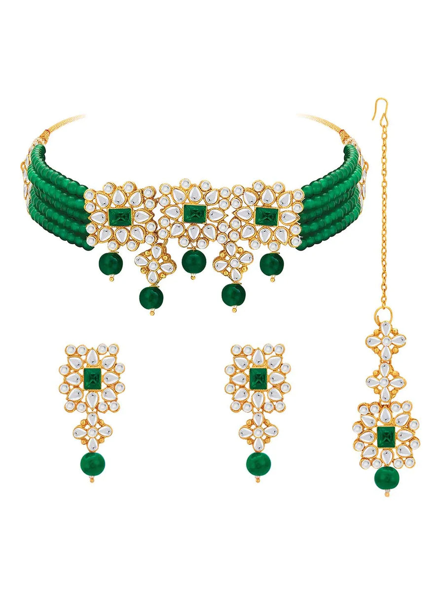 Pearl Choker Set – Timeless & Elegant Jewellery for Women | Peora