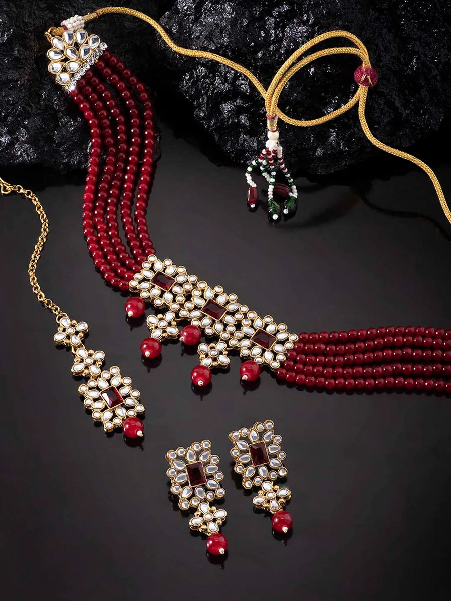 Pearl Choker Set – Timeless & Elegant Jewelry for Women | Peora