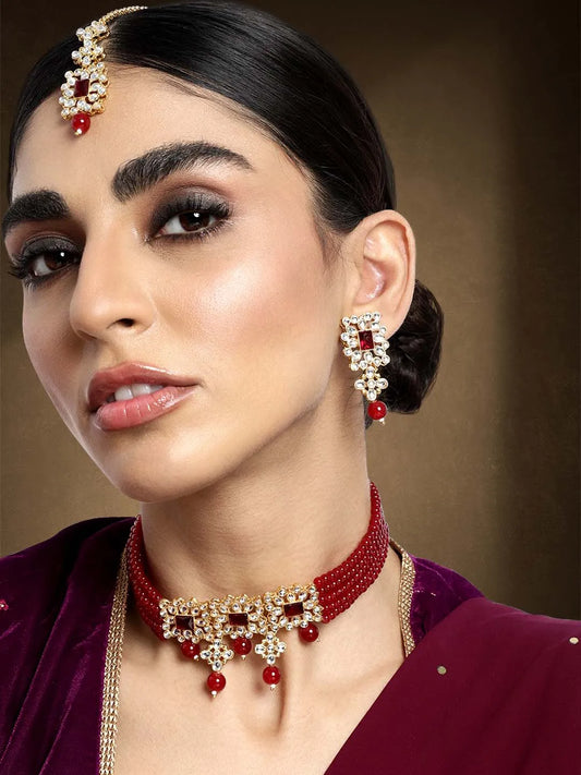 Pearl Choker Set – Timeless & Elegant Jewelry for Women | Peora