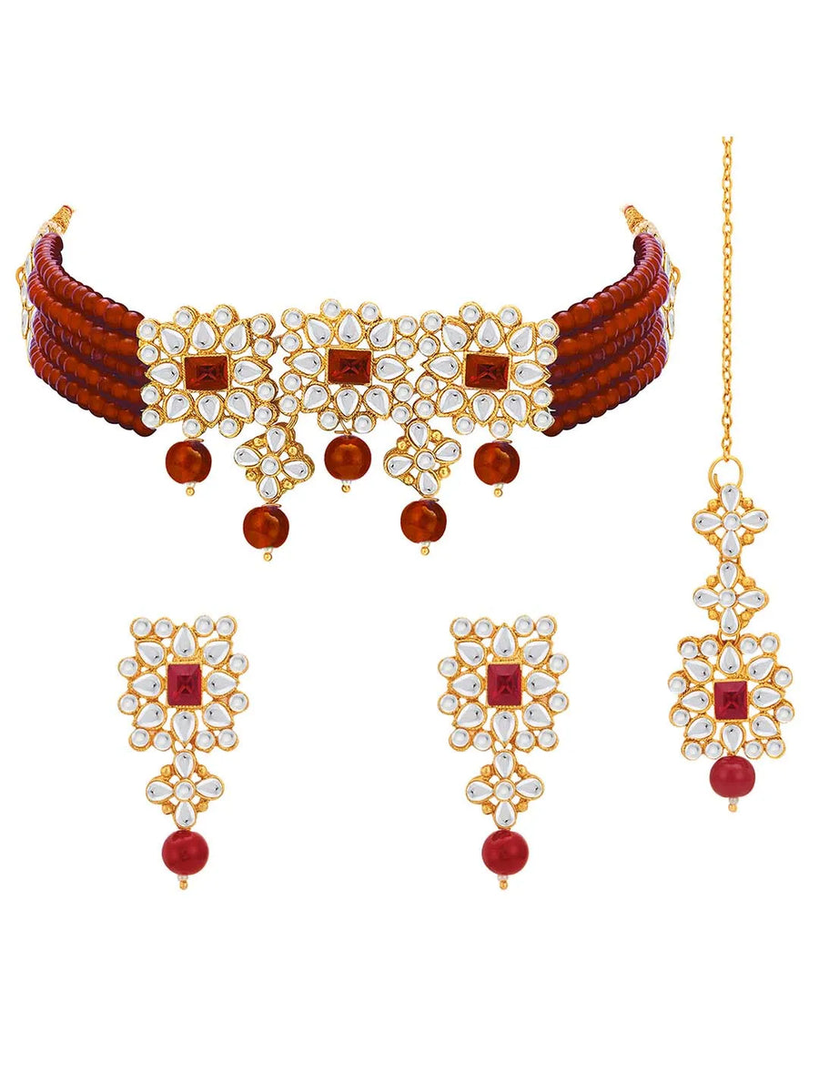 Pearl Choker Set – Timeless & Elegant Jewelry for Women | Peora