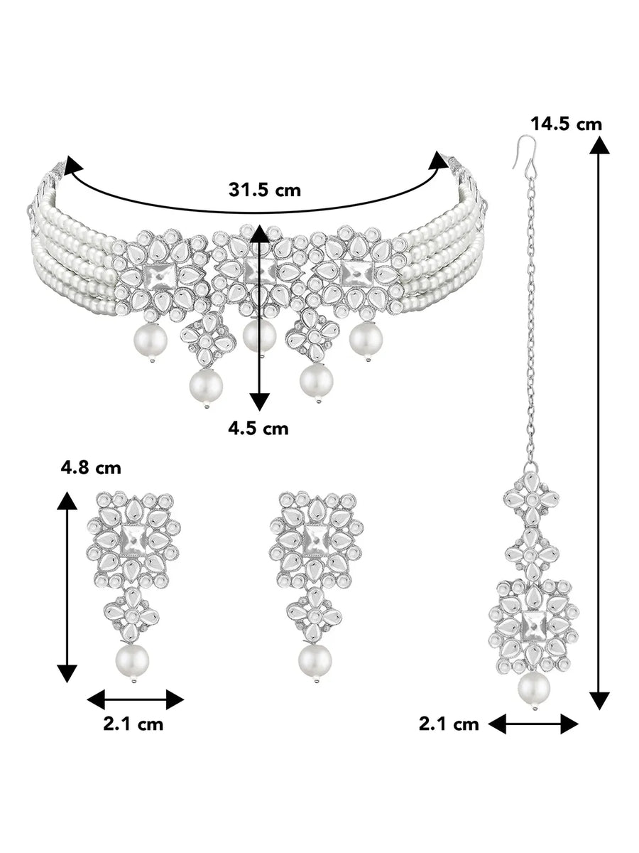 Pearl Choker Set – Timeless & Elegant Jewelry for Women | Peora
