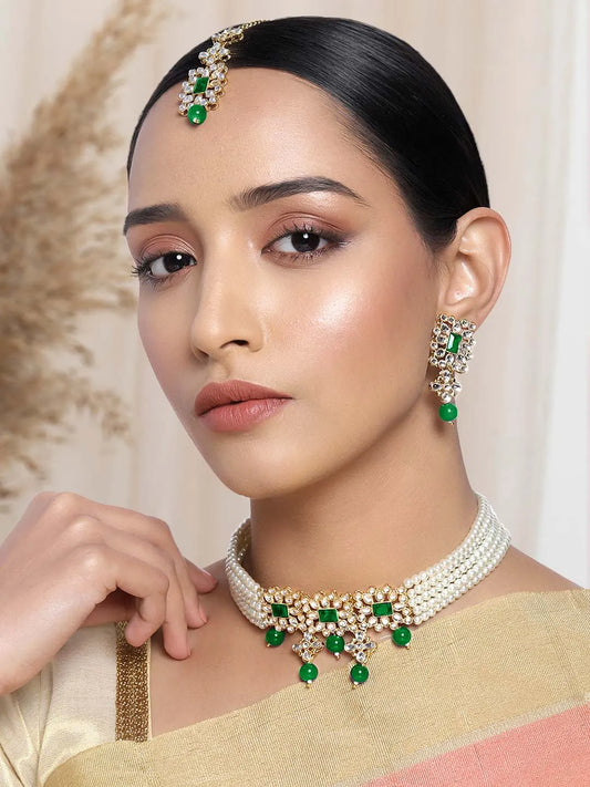 Pearl Choker Set – Timeless & Elegant Jewelry for Women | Peora