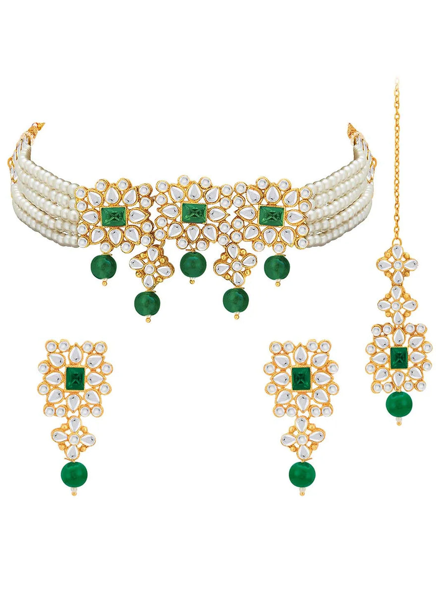 Pearl Choker Set – Timeless & Elegant Jewelry for Women | Peora