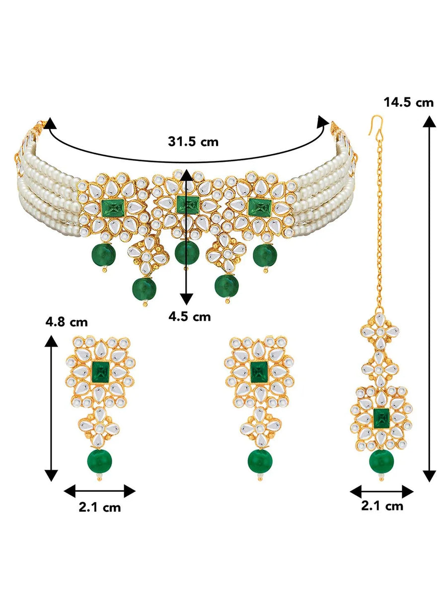 Pearl Choker Set – Timeless & Elegant Jewelry for Women | Peora