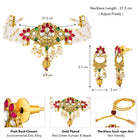 Colourful Choker Set by Peora | Vibrant Fashion Jewellery for Women

