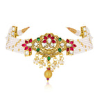 Colourful Choker Set by Peora | Vibrant Fashion Jewellery for Women

