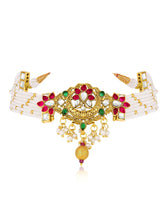 Colourful Choker Set by Peora | Vibrant Fashion Jewellery for Women

