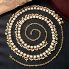 Stone & Beads Belly Chain by Peora | Stylish Waist Fashion Jewellery

