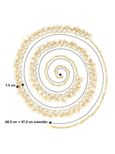 Stone & Beads Belly Chain by Peora | Stylish Waist Fashion Jewellery

