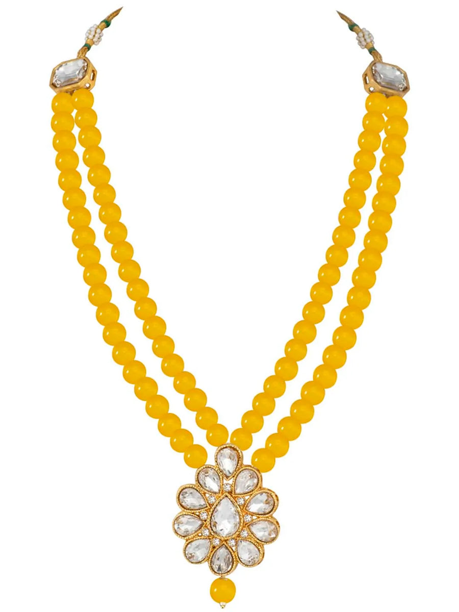 Pearl Long Necklace Set – Timeless Fashion Jewellery by Peora


