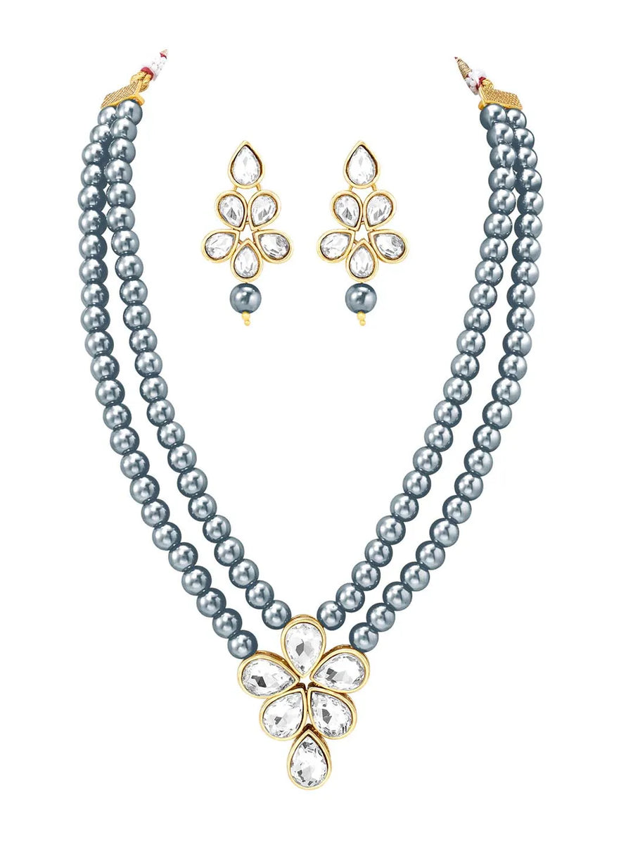 Beaded Necklace Set by Peora | Colourful Fashion Jewellery for Women


