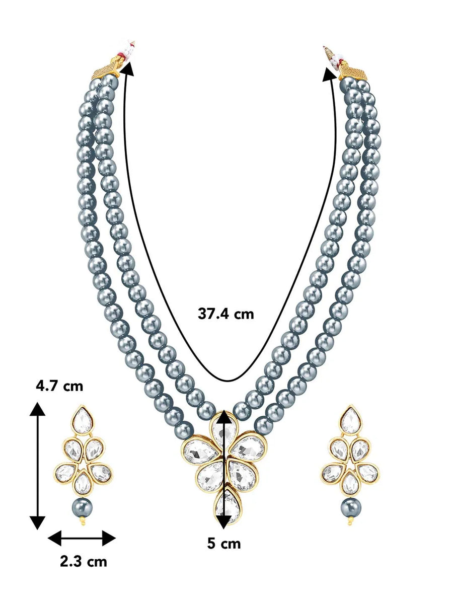 Beaded Necklace Set by Peora | Colourful Fashion Jewellery for Women

