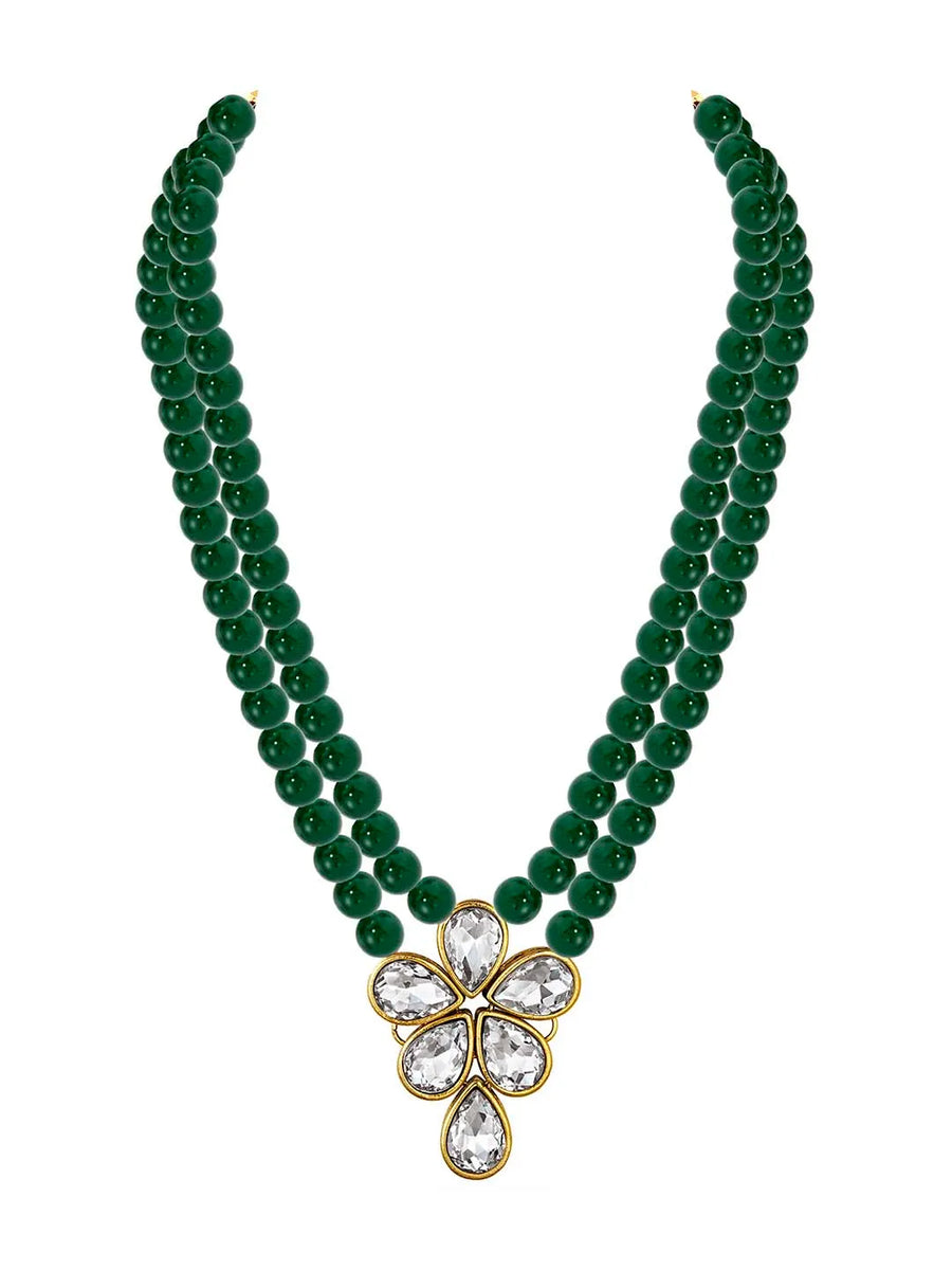 Beaded Necklace Set by Peora | Colourful Fashion Jewellery for Women

