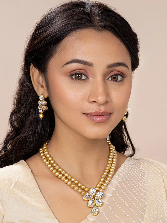 Beaded Necklace Set by Peora | Colourful Fashion Jewellery for Women

