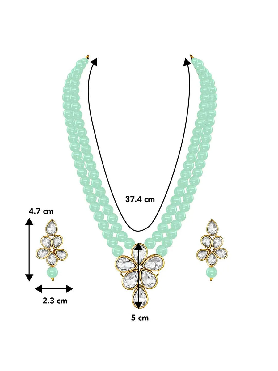 Beaded Necklace Set by Peora | Colourful Fashion Jewellery for Women

