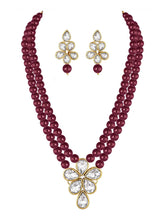 Beaded Necklace Set by Peora | Colourful Fashion Jewellery for Women

