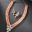 Beaded Necklace Set by Peora | Colourful Fashion Jewellery for Women

