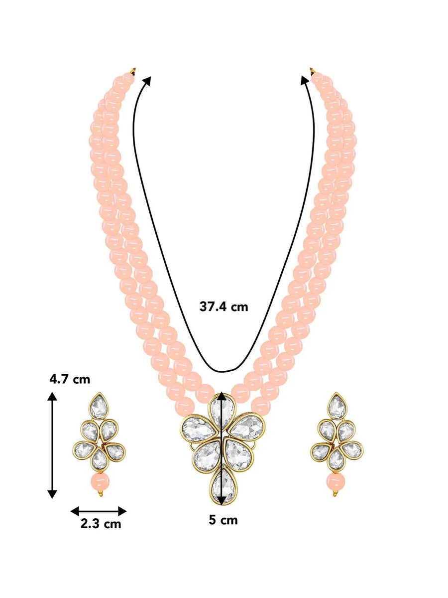 Beaded Necklace Set by Peora | Colourful Fashion Jewellery for Women

