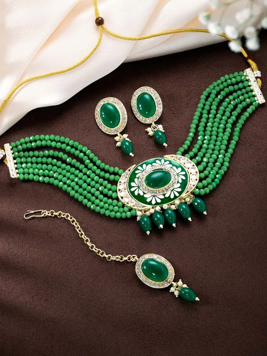 Choker Set with Stones by Peora – Sparkling Elegance for Every Occasion