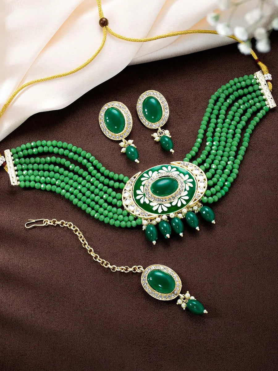 Choker Set with Stones by Peora – Sparkling Elegance for Every Occasion