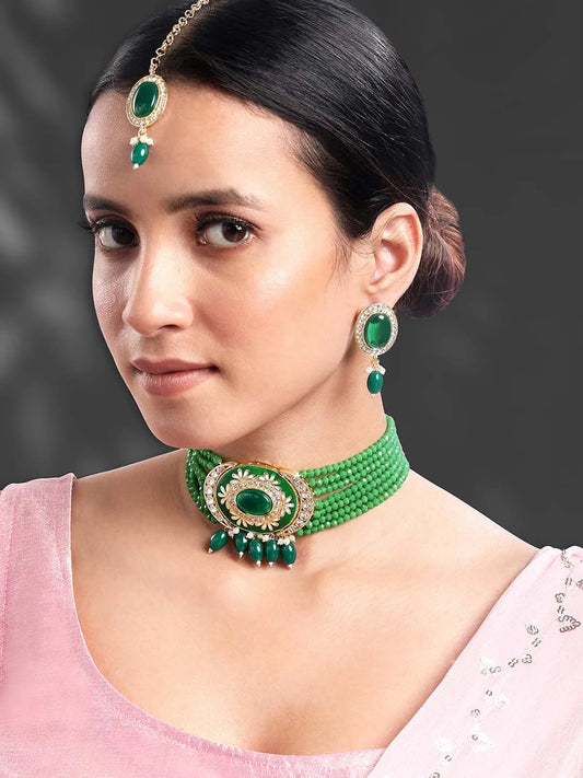 Choker Set with Stones by Peora – Sparkling Elegance for Every Occasion