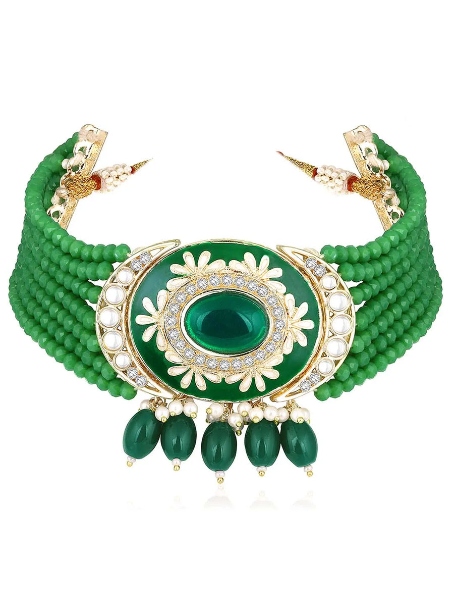 Choker Set with Stones by Peora – Sparkling Elegance for Every Occasion